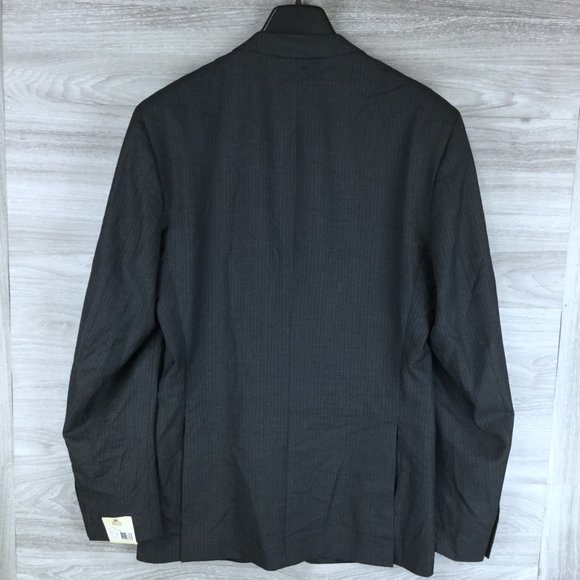 Peter Millar Grey Stripe 2 Button Jacket Blazer - Picture 5 of 5